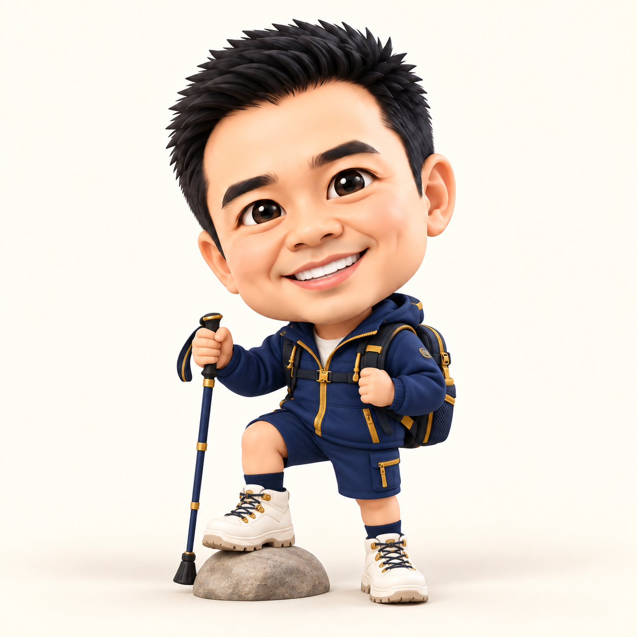 Mini Jeff enjoying hiking